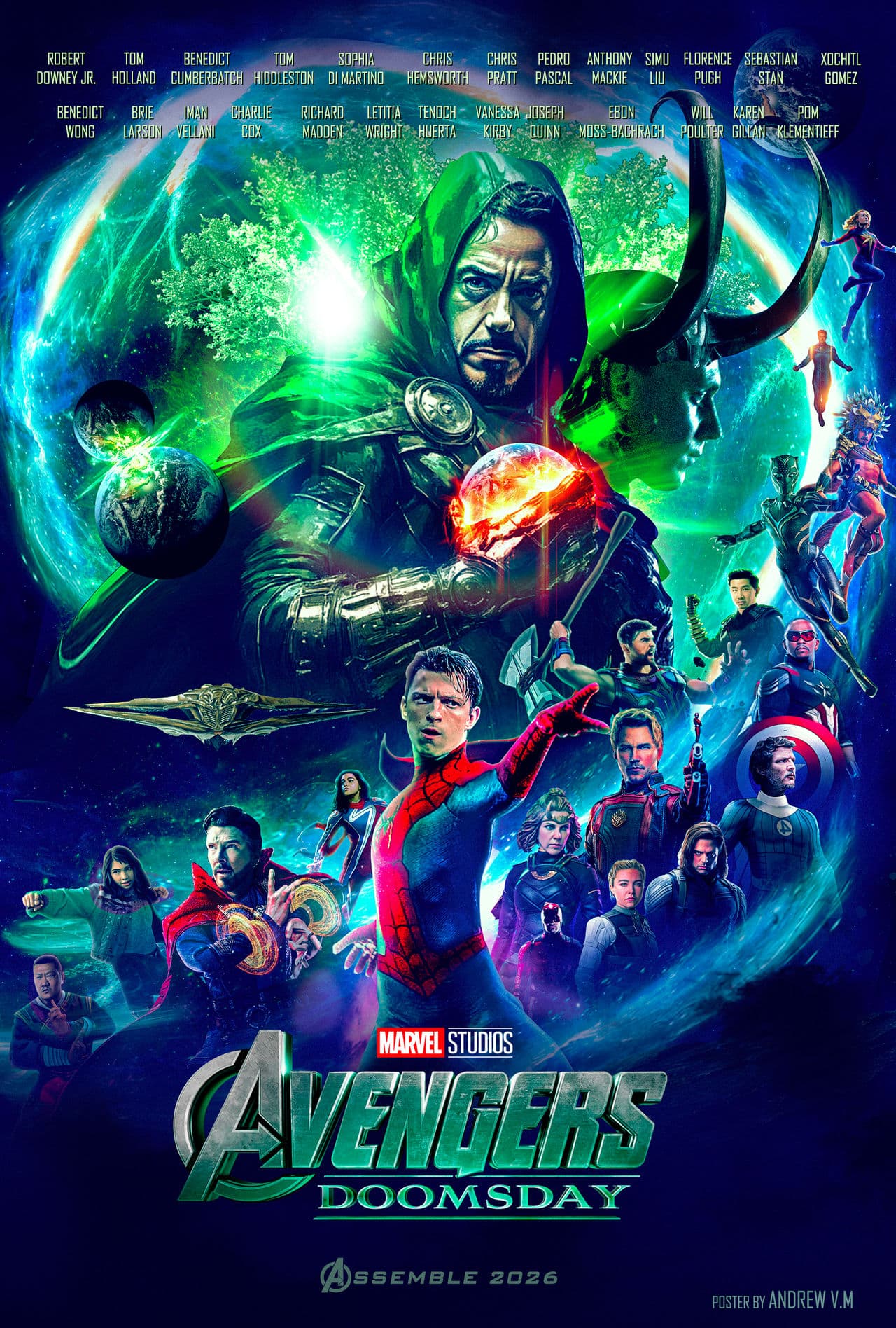 Avengers: Doomsday Cast Revealed – Chris Hemsworth, Vanessa Kirby, and More Join Marvel’s Multiverse Epic